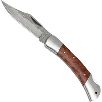 Budoten Damastmesser Wurzelholz Braun