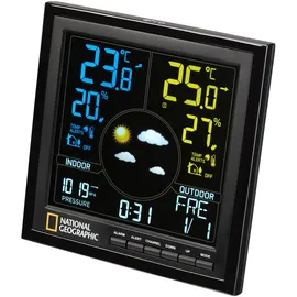 National Geographic Wetterstation mit 4 Messbereichen - schwarz