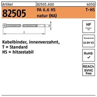 Hellermann Tyton PA 6.6 3,5 x 200/ 50 Kabelbinder,