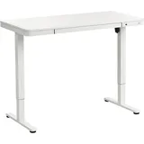 Beliani Schreibtisch Weiß 120 x 60 cm elektrisch höhenverstellbar PENLY in - (W) (H) 70 x (L) | Gr.: onesize