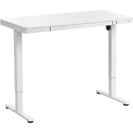 Beliani Schreibtisch Weiß 120 x 60 cm elektrisch höhenverstellbar PENLY in - (W) (H) 70 x (L) | Gr.: onesize