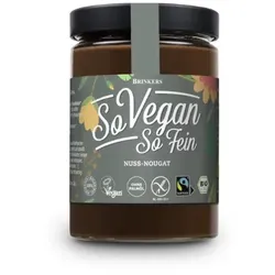So vegan So fein Nuss Nougat bio 600g