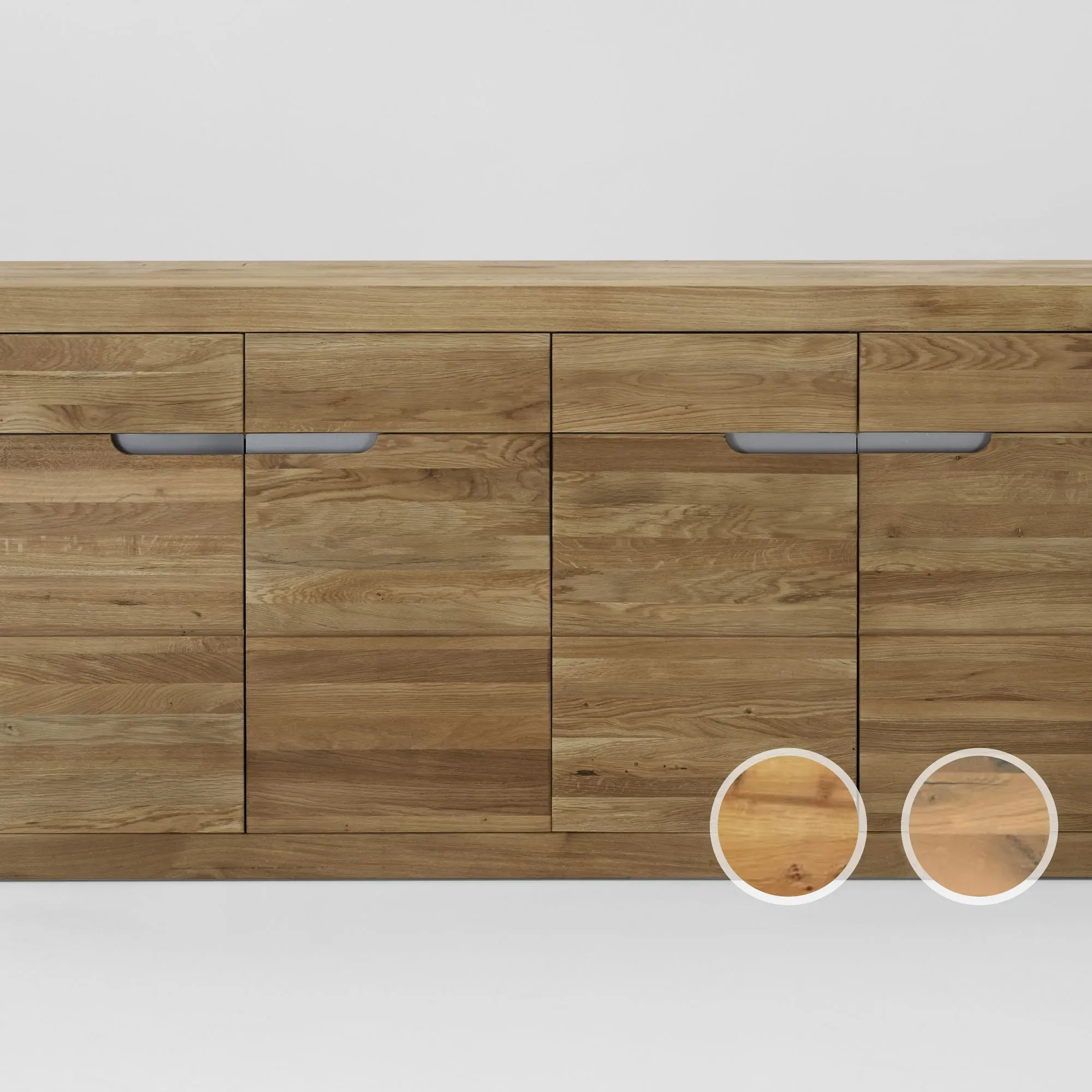 Massivholz »Basel« Sideboard II  – erhältlich in 2 Holzarten