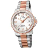 Jaguar Damen Uhr Analog Fashion Armbanduhr silber rose D2UJ894/1 - Silber