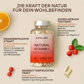 Boma-Lecithin Aavalabs Vitamin C Acerola Camu-Camu Hagebutte Kps