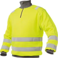 DASSY DASSY® Denver Warnschutz Sweatshirt neongelb/zementgrau