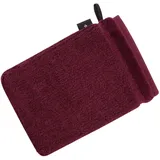 VOSSEN Pure Waschhandschuh 16 x 22 cm berry
