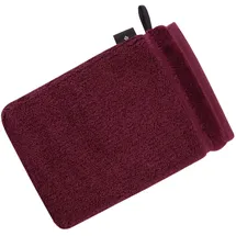 VOSSEN Pure Waschhandschuh 16 x 22 cm berry
