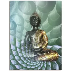 Wandbild ARTLAND "Buddhas Traumwelt CB", bunt (farbe bild(er): bunt), B:60cm H:80cm, Bilder, als Alubild, Outdoorbild, Leinwandbild, Poster, Wandaufkleber