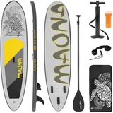 ECD Germany Aufblasbares Stand Up Paddle Board Maona 308 x 76 x 10 cm unisex, Freizeit, Pools und Wasserspaß, Stand