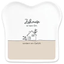 Grafik-Werkstatt Toast-Teller 14,5 x 15,5 cm Weiß
