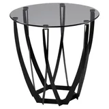 m2 Beistelltisch Maya Glas Grau