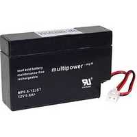 MultiPower Bleiakku MP0,8-12JST Pb 12V 0,8Ah Kabel mit JST-Buchse