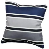 FAVRE Palettenkissen Palettenkissen Palettenauflagen PPI (Deko-Kissen) blau|grau 40 cm x 40 cm