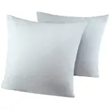 Hti-Living Dekokissen 80 x 80 cm Silber