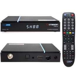 Octagon SX88 V2 4K UHD S2+IP 5G Wi-Fi 1xDVB-S2 E2 Linux Smart TV Sat Receiver,