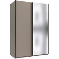 WIMEX Schiebetürenschrank Mugano 135 x 198 x 65 cm Saharagrau