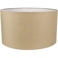 HSM Collection Lampenschirm rund Leinen, ø50x28 Sand