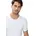 Cotton Crew-Neck Shirt weiß Small Herren