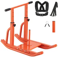 Vevor Gewichtsschlitten Kraftschlitten Krafttrainingsschlitten mit verstellbarem Griff zur Verbesserung