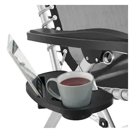 Tectake Cloud II Sonnenliege 93 x 73 x 168 cm Silber