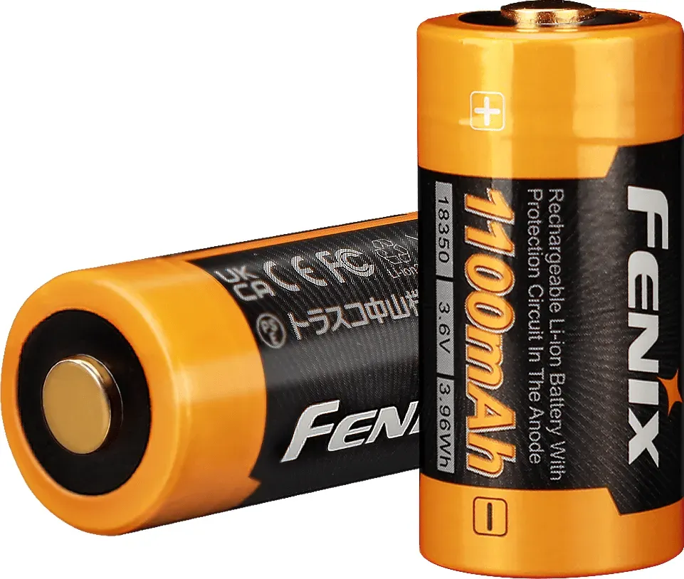 Fenix ARB-L18-1100 - Wiederaufladbarer 18350 Li-Ion-Akku (1100 mAh)