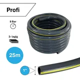 stabilo-sanitär Profi Gartenschlauch 25 m gelb