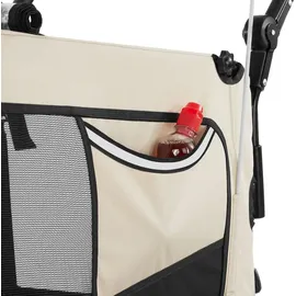 Tectake Hundeanhänger Beige 2018