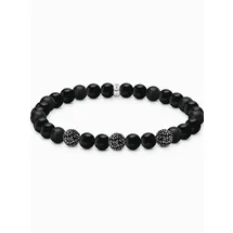 Thomas Sabo Armband Obsidian und Zirkonia schwarz