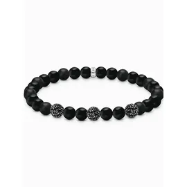 Thomas Sabo Armband Obsidian und Zirkonia schwarz