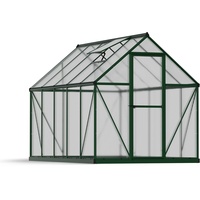 Palram Gewächshaus 6x10 Alu grün HKP 4 mm 5,7 m²