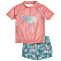 Playshoes UV-Schutz Bade-Set Palmen Rose, 86/92