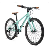 BIKESTAR Leichtgewicht 9kg Kinder Jugend Fahrrad Aluminium ab 8-9 Jahre | 24 Zoll 8 Gang Shimano Schaltung Ultra Leicht | Mint - Türkis