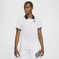 NikeCourt Heritage Herren-Tennis-Poloshirt - Weiß, M