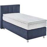 Westfalia Schlafkomfort Boxspringbett, wahlweise mit Bettkasten und Topper, blau