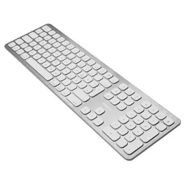 Macally BTWKEYMB-DE, erweiterte Quick-Switch Bluetooth Funk-Tastatur für Mac PC, iOS und Android, Ziffernblock, deutsches QWERTZ Layout mit
