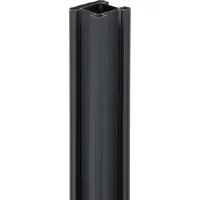 Floraworld Bohlenzaun 94 x 9,7 cm Grau/Aluminium