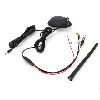 Cocoarm Oben Montierte Dachantenne, Auto-DAB+GPS+FM-Antenne, Aktiv Verstärkt, Oben auf Dem Dach Montierte Radioantenne, Wasserdicht, Staubdicht, Universell