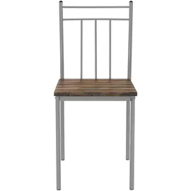 ML-Design Essgruppe Set 5-Tlg Esstisch mit 4 Stühlen, Treibholz, für 4 Personen,