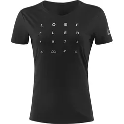 Löffler Women Printshirt Loeffler Transtex-single black (990) 42