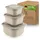 viwares Frischhaltedose beige 1,1 l 3-tlg.