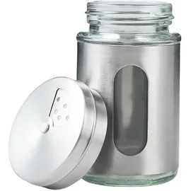 ideoon home Edler Gewürzstreuer 9 cm Silber unbefüllt