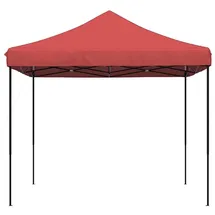 vidaXL Partyzelt Faltbar Pop-Up Burgunderrot 292x292x315 cm