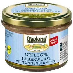 Ökoland Geflügel Leberwurst bio
