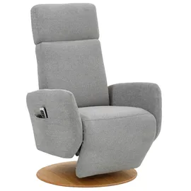 sit&more TV-Sessel Kobra Mikrofaser 71 x 110 x 82 cm Grau mit 2 Motoren