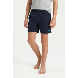 Arena Boys' Beach Boxer Solid Navy/Turquoise 152