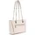 GUESS Schultertasche Tisha 3 Compartment Tote Stone Logo