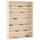 vidaXL Sammlervitrine aus Holz 40 x 8,5 x 55 cm Braun