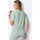 wäschepur Kurzarmshirt Schlafanzug-Shirt Grün (Kalkmint) 36/38