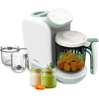 Cecotec Küchenroboter für Babys - Nana BabyCare FoodProcessor. Kocht, püriert, sterilisiert und erwärmt Babyflaschen, BPA-frei, geeignet Obst, Gemüse und Fleisch, Rezeptbuch